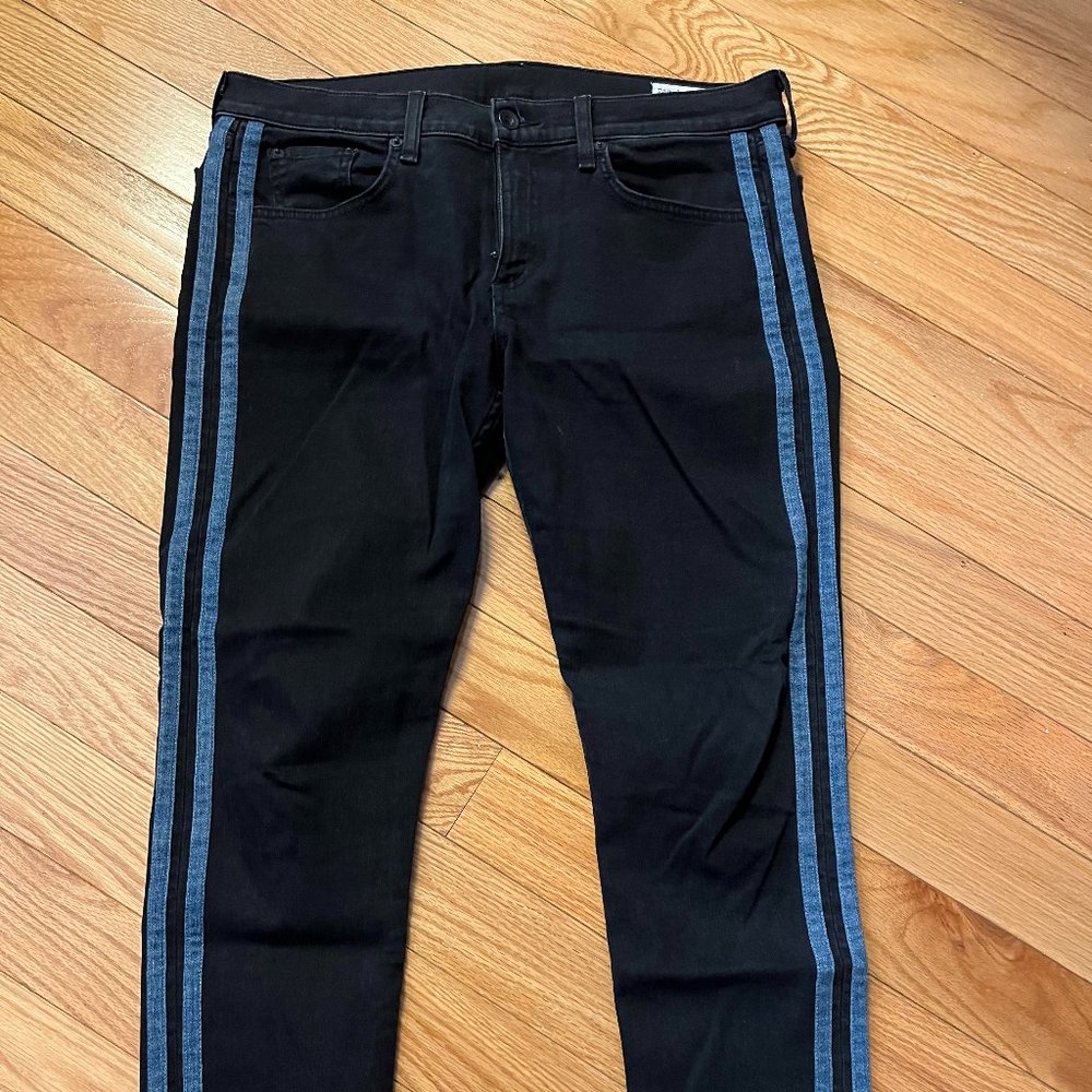 Rag and Bone Black and Blue Jeans